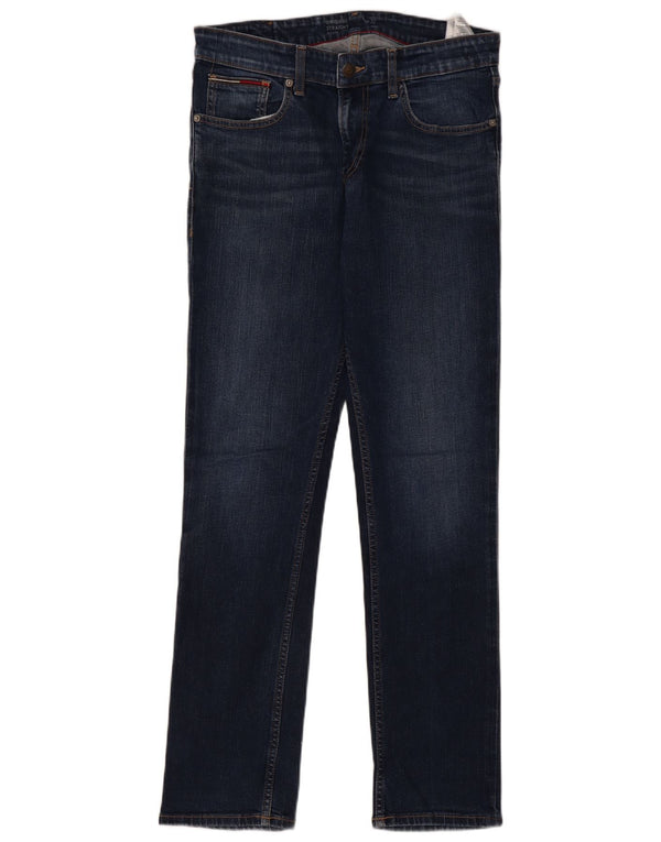 Мужские прямые джинсы Tommy Hilfiger Ryan W32 L32, темно-синий хлопок