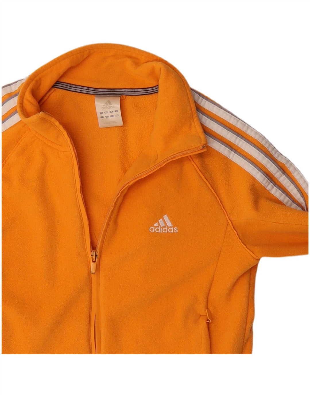 Женский флисовый спортивный костюм Adidas UK 10, маленький желтый полиэстер