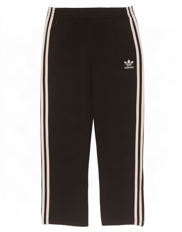 Женские спортивные брюки Adidas UK 10, маленькие черные из полиэстера