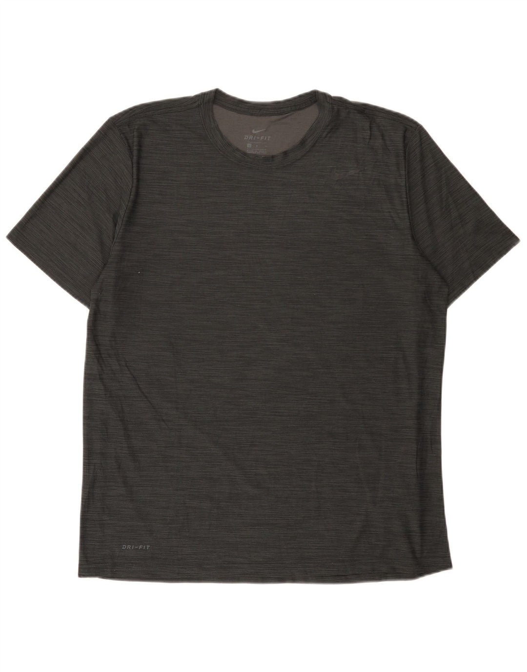 Мужская футболка Nike Dri Fit, большой серый полиэстер с крапинками