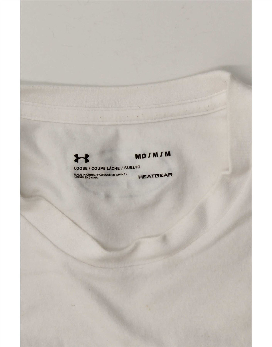 Мужская футболка с рисунком Under Armour Heat Gear, средний белый цвет