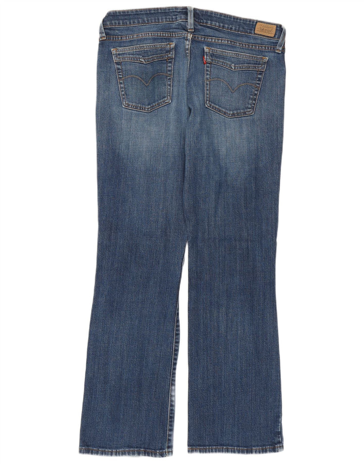 Женские джинсы LEVI'S 545 Low Bootcut США 14 XL W36 L30 Синий хлопок