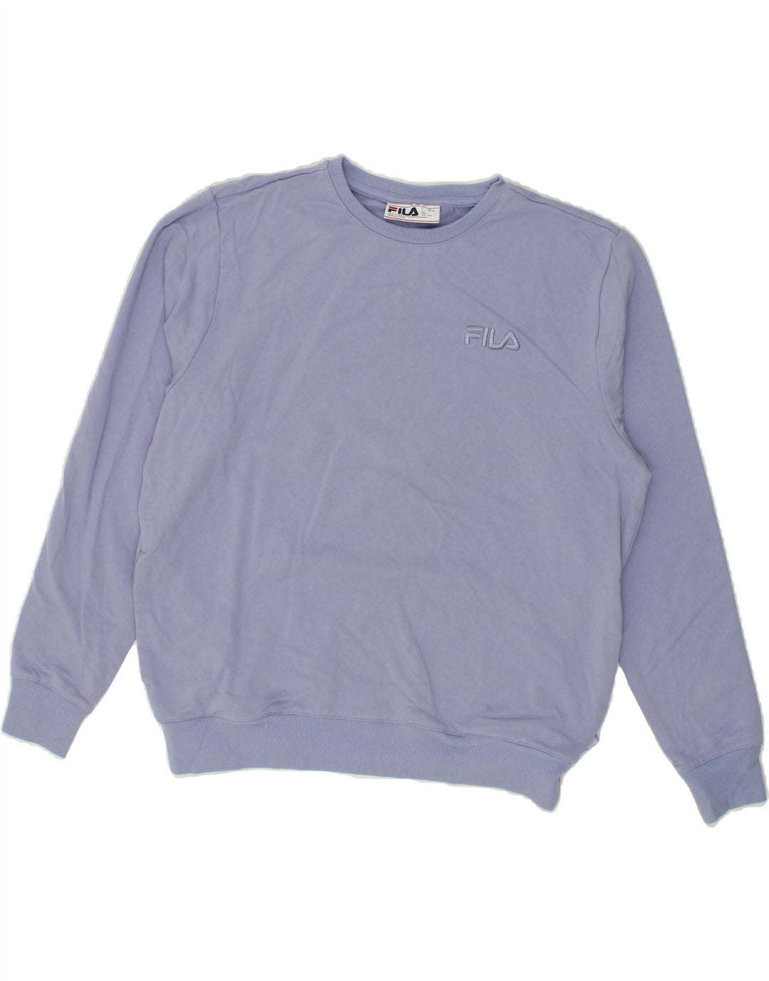 FILA Mens Sweatshirt Jumper Large Purple Cotton Vintage Fila and Second-Hand Fila from Messina Hembry 