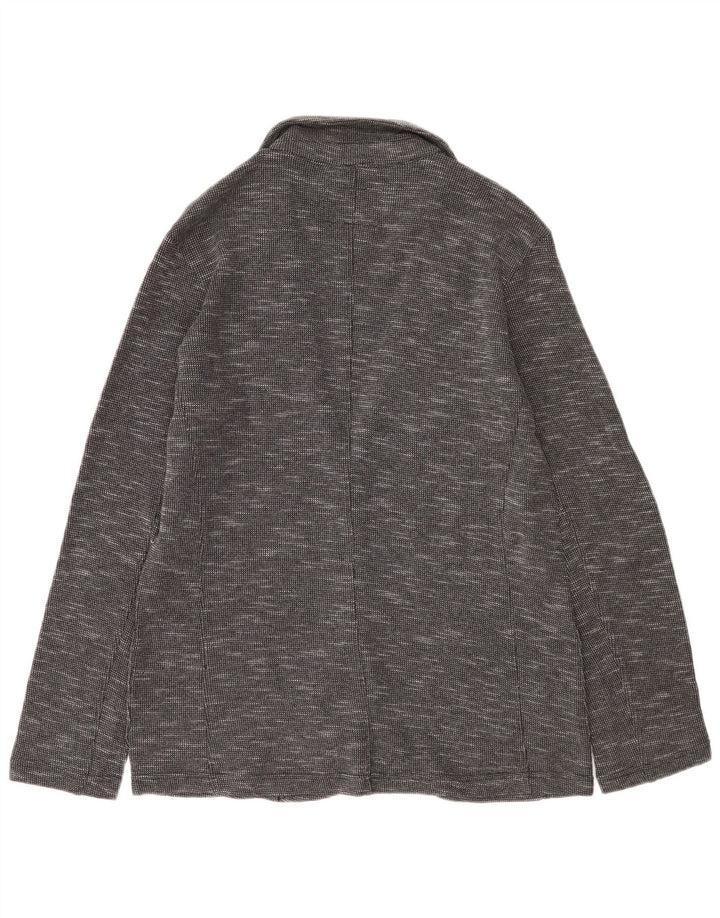 Мужской пиджак Carrera на 2 пуговицах, Великобритания 38, средний серый хлопок в крапинку