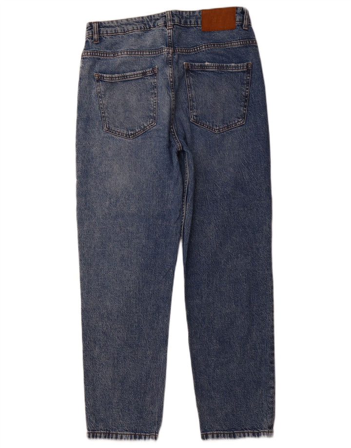Женские зауженные джинсы ZARA EU 42, большие W32 L28, синие