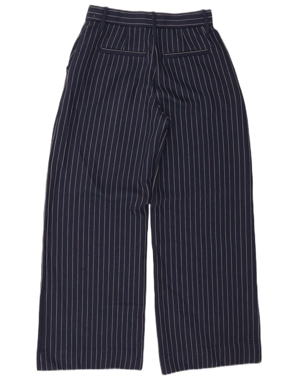 Женские брюки чинос Abercrombie & Fitch XS W25 L27 темно-синие в полоску