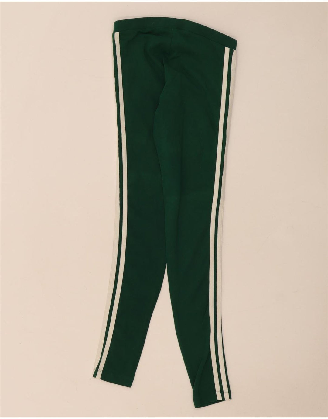 Женские леггинсы Adidas UK 8, маленькие, зеленые, хлопковые