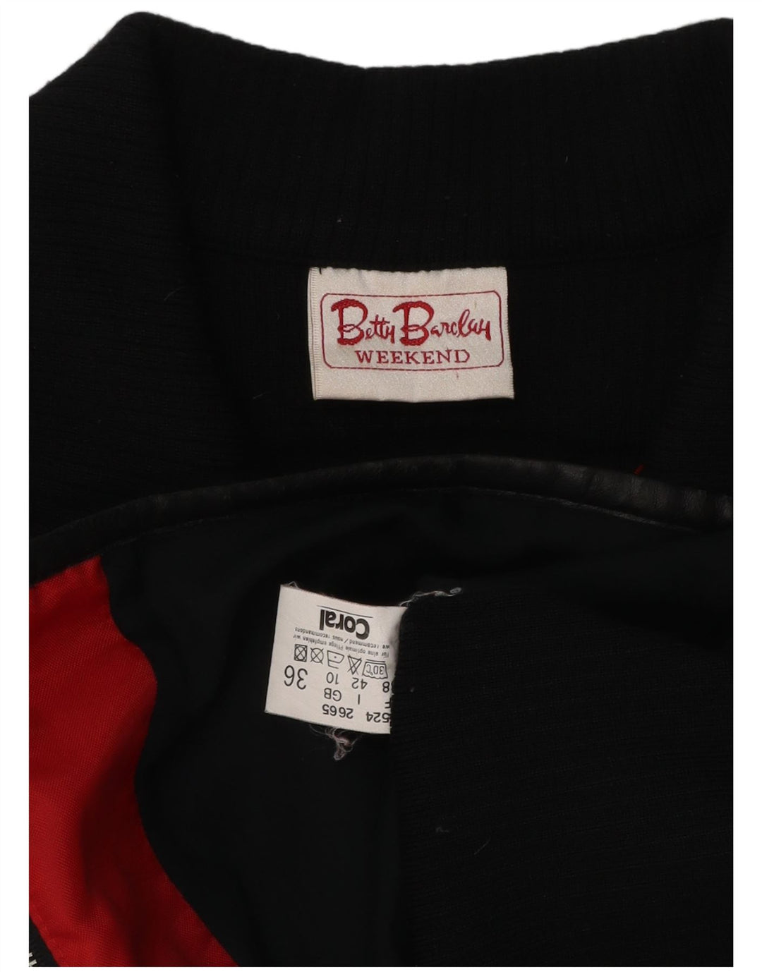 Женский оверсайз-жилет выходного дня Betty Barclay UK 10, маленький красный с цветными блоками