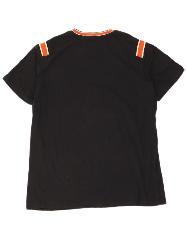 Мужская футболка Diesel Top XL черная с цветными блоками