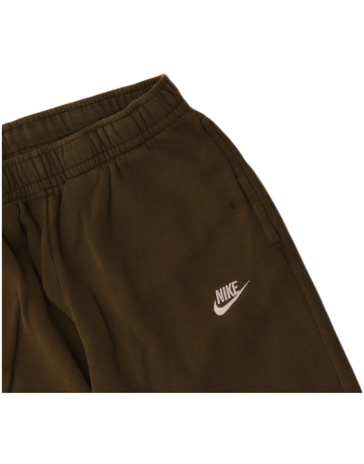 Мужские спортивные брюки NIKE, брюки-джоггеры, маленький цвет хаки, хлопок