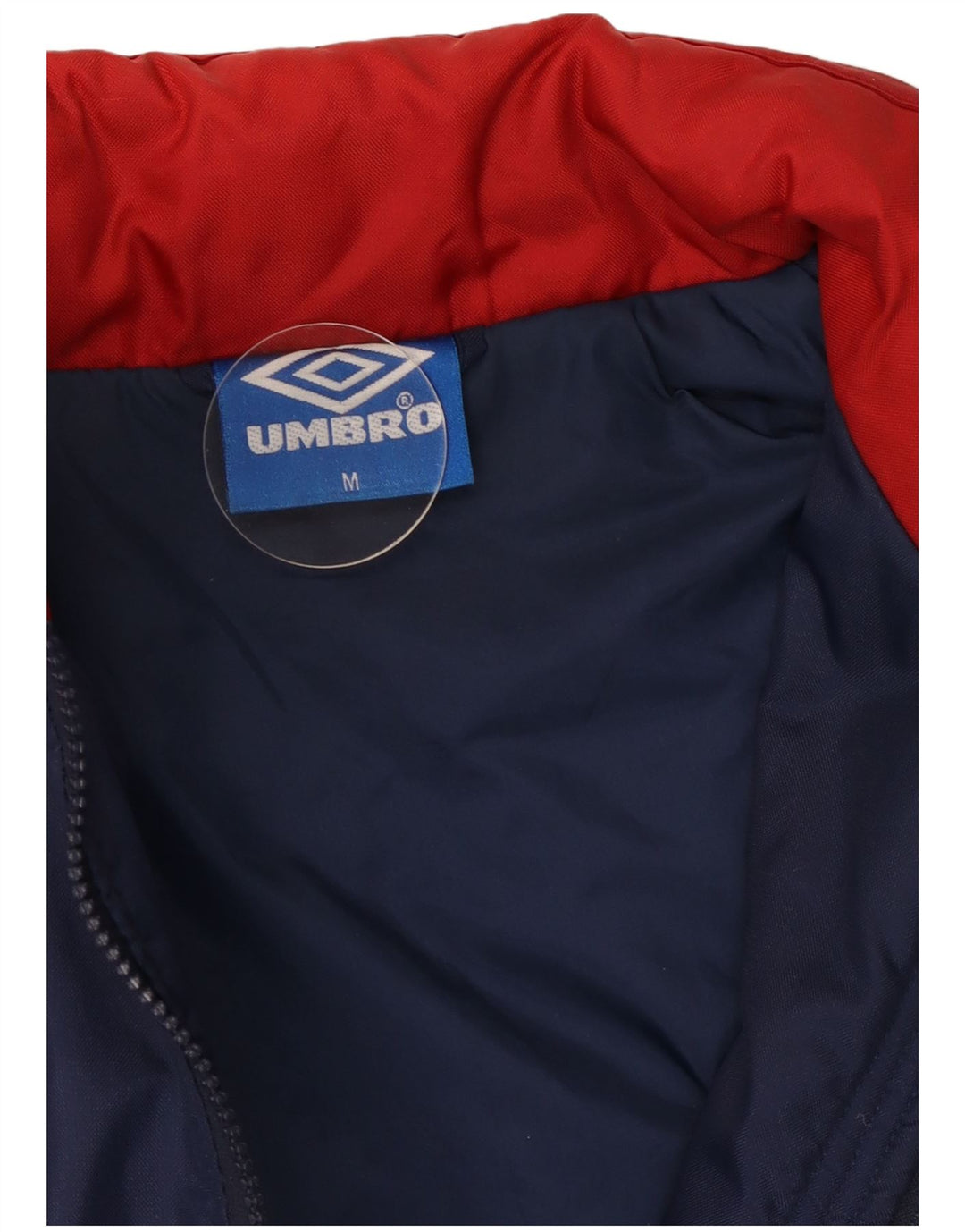 Мужская ветровка с капюшоном Umbro UK 38, средний темно-синий цветной блок