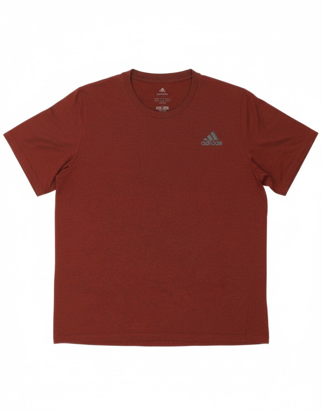 ADIDAS Mens Climalite T-Shirt Top Large Brown Polyester Vintage Adidas and Second-Hand Adidas from Messina Hembry 