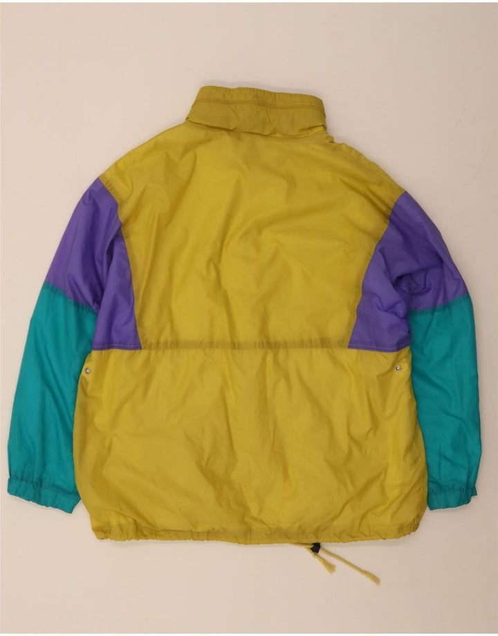 SHAMP Mens Windbreaker Jacket IT 48/50 Medium Multicoloured Colourblock