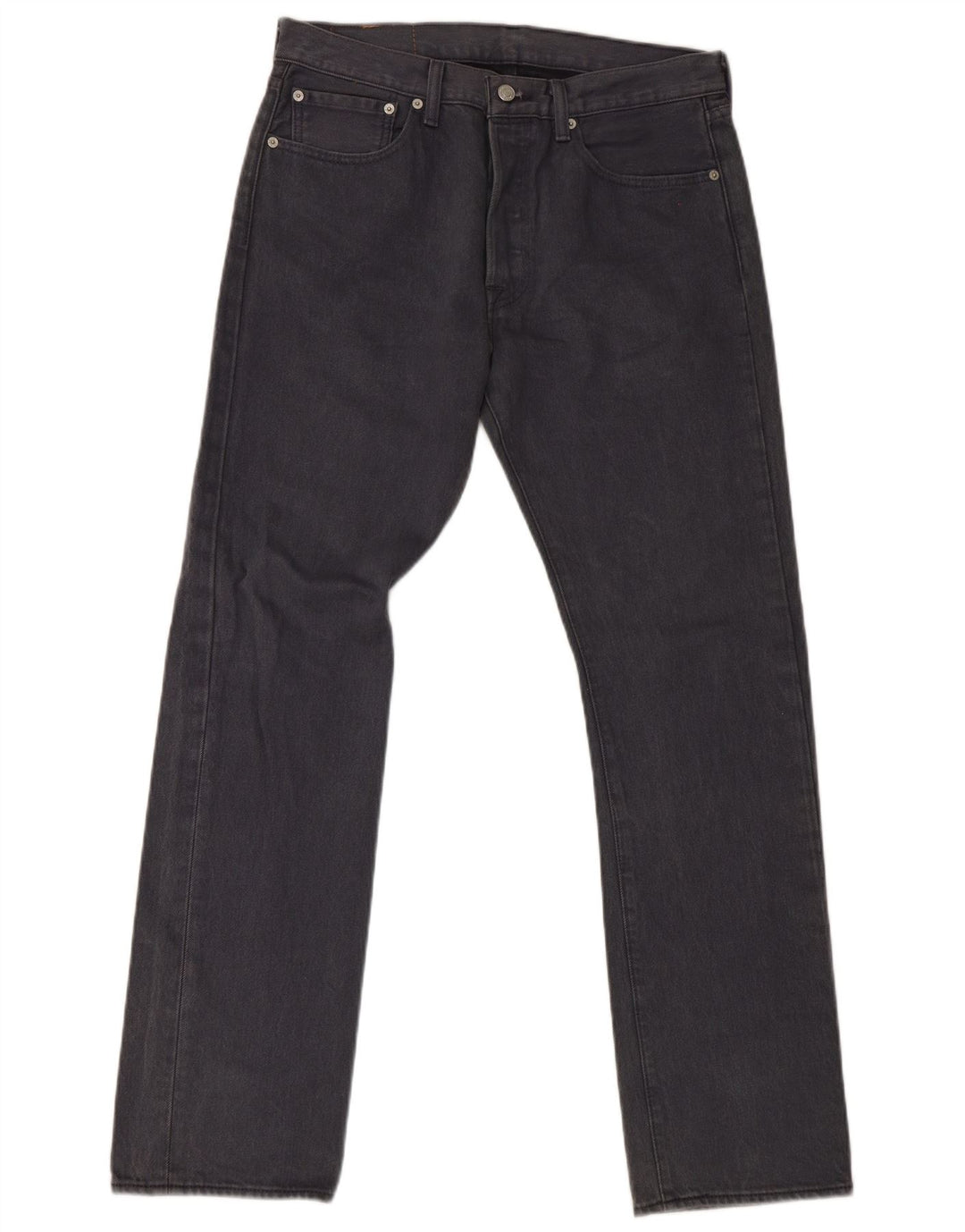 Мужские прямые джинсы Levi's 501 W32 L32 серые, хлопок