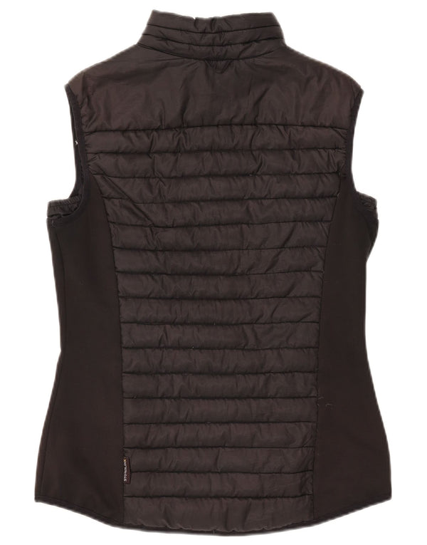 Женский утепленный жилет Jack Wolfskin UK 12, средний черный полиэстер
