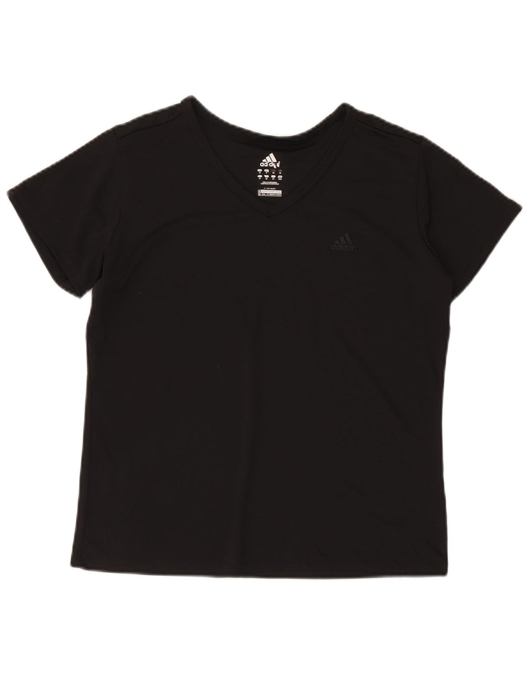 Женская футболка Adidas Top UK 14 Medium Black Polyester