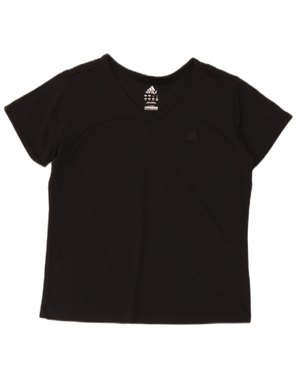 Женская футболка Adidas Top UK 14 Medium Black Polyester