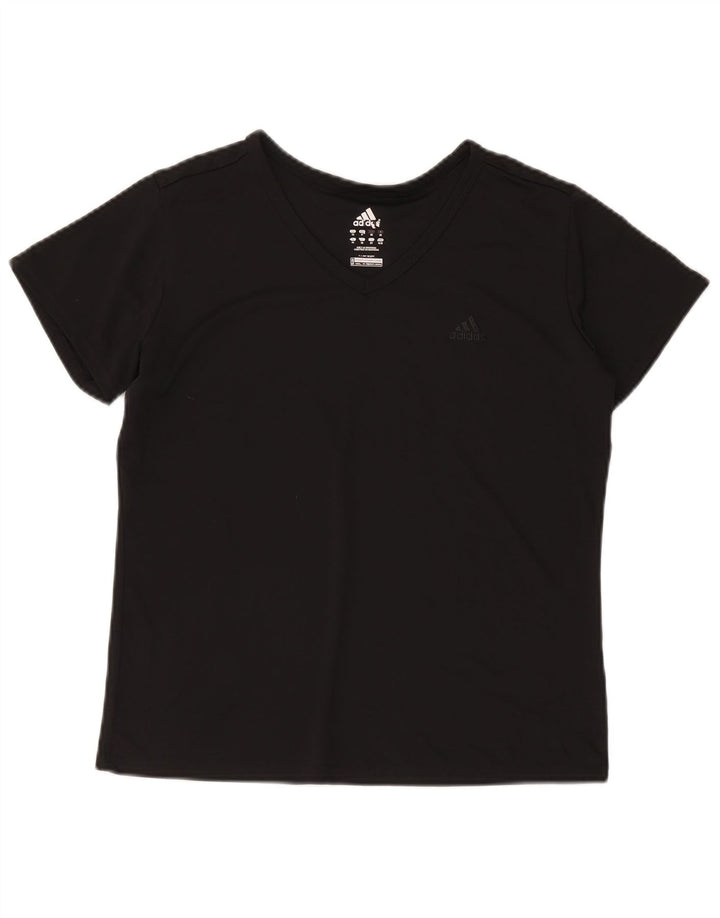 Женская футболка Adidas Top UK 14 Medium Black Polyester