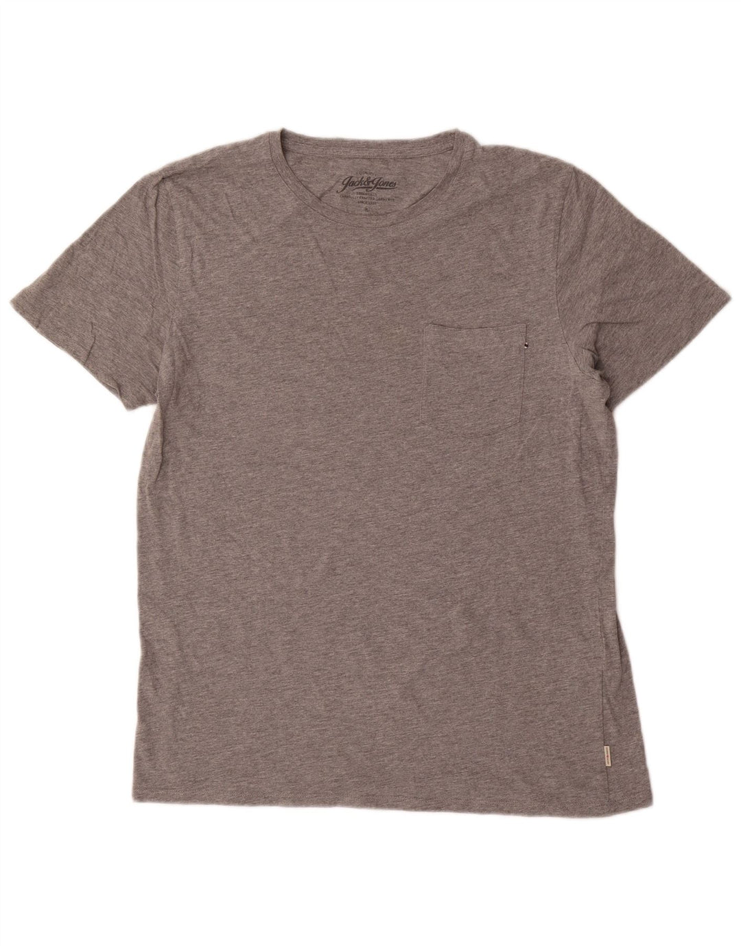 Мужская футболка Jack & Jones Top XL, серый хлопок