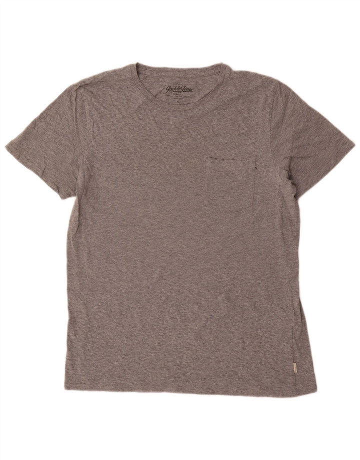 Мужская футболка Jack & Jones Top XL, серый хлопок