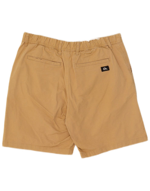 Мужские шорты чинос свободного кроя Quiksilver, маленькие, бежевые, хлопковые, W30
