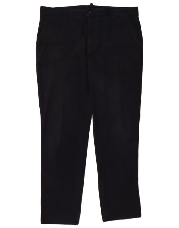 Мужские узкие брюки-чиносы Zara EU 44, большие W34 L30, темно-синие