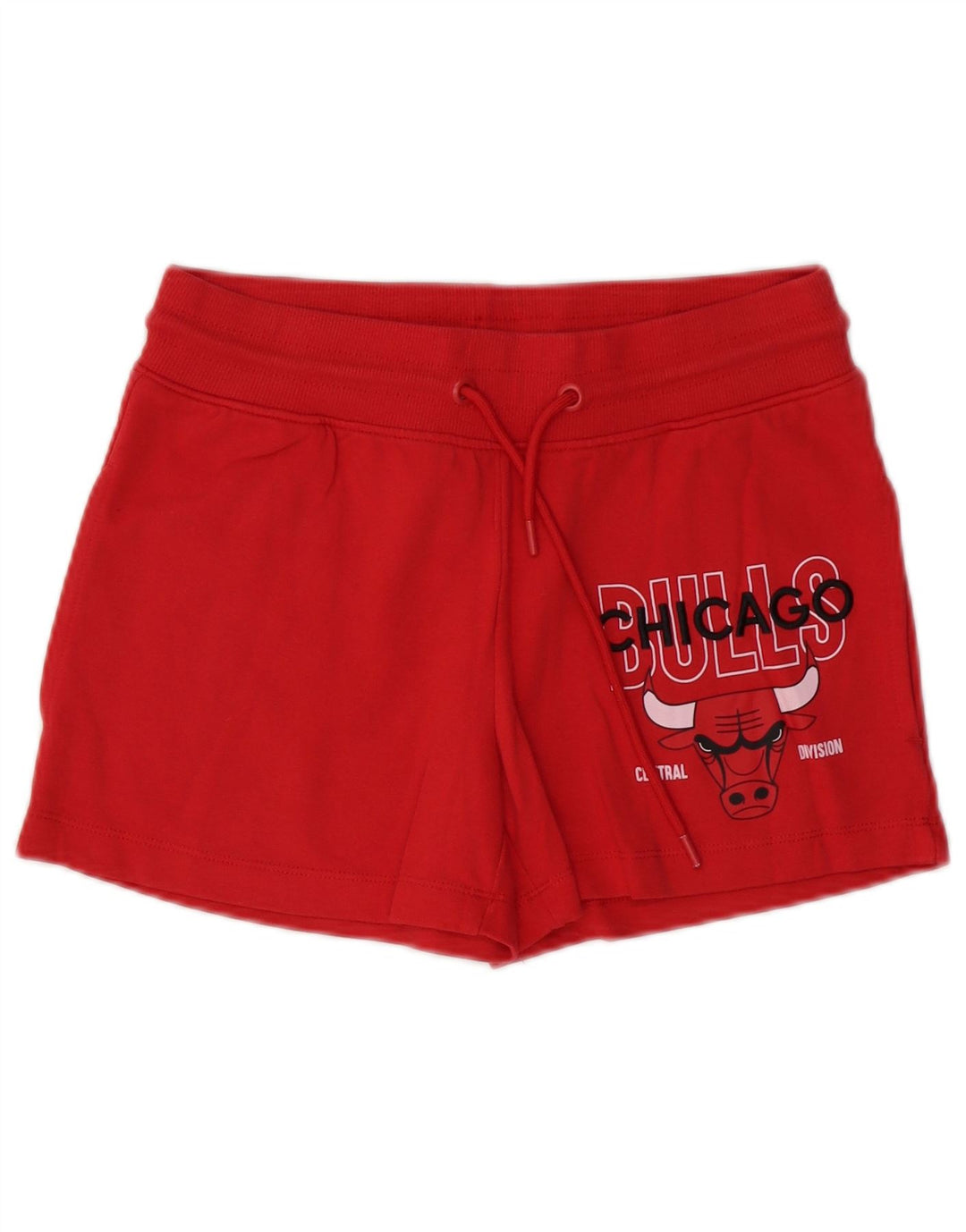 Женские спортивные шорты с рисунком NBA Chicago Bulls, 10 шт., красные, хлопковые, Великобритания