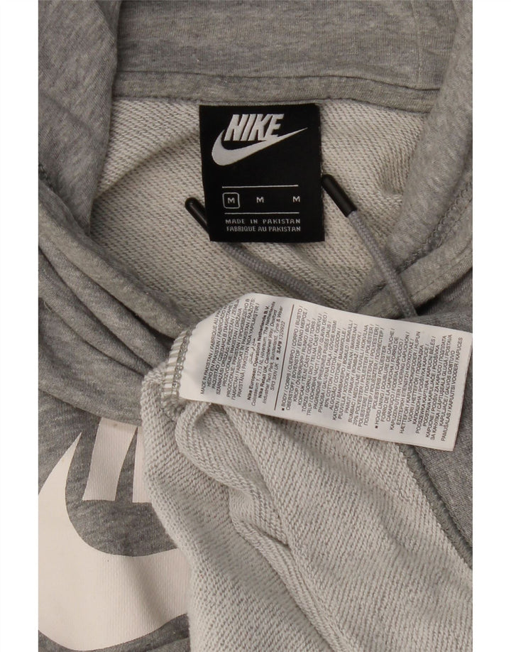 Мужской джемпер с капюшоном NIKE с рисунком, средний серый хлопок с крапинками