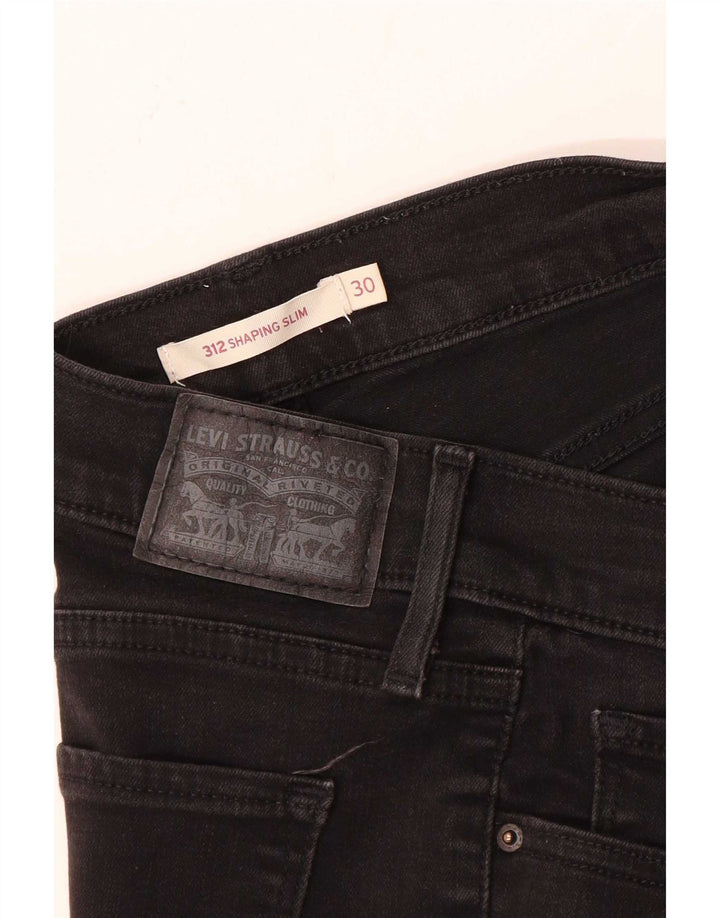 Женские джинсы Levi's 312 Shaping Slim W30 L30, черные