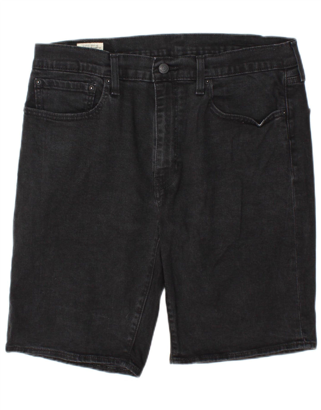Мужские джинсовые шорты Levi's 502 W36, большие черные, хлопок