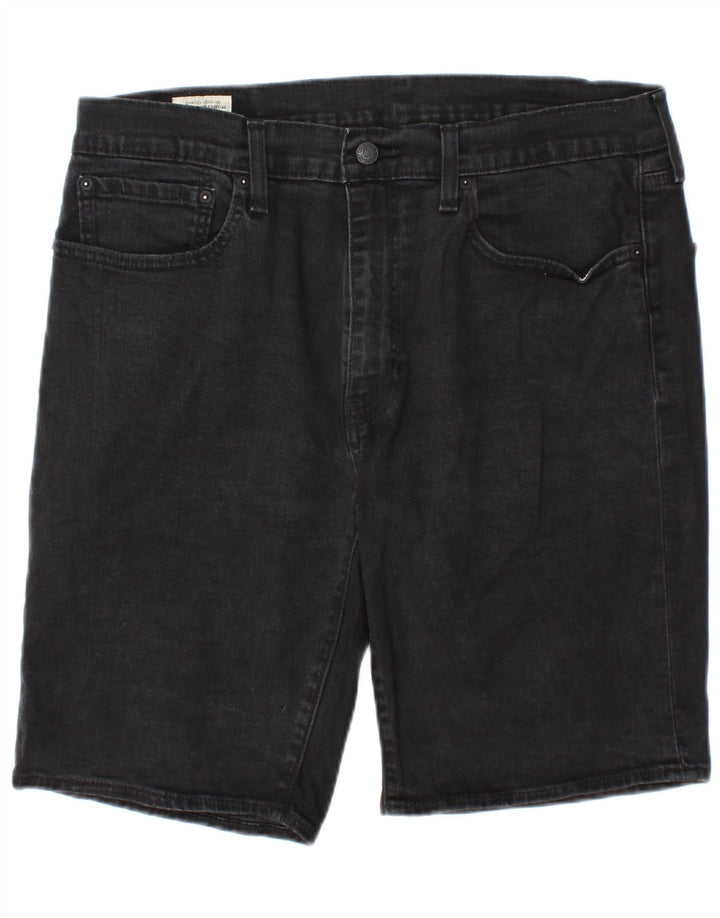 Мужские джинсовые шорты Levi's 502 W36, большие черные, хлопок