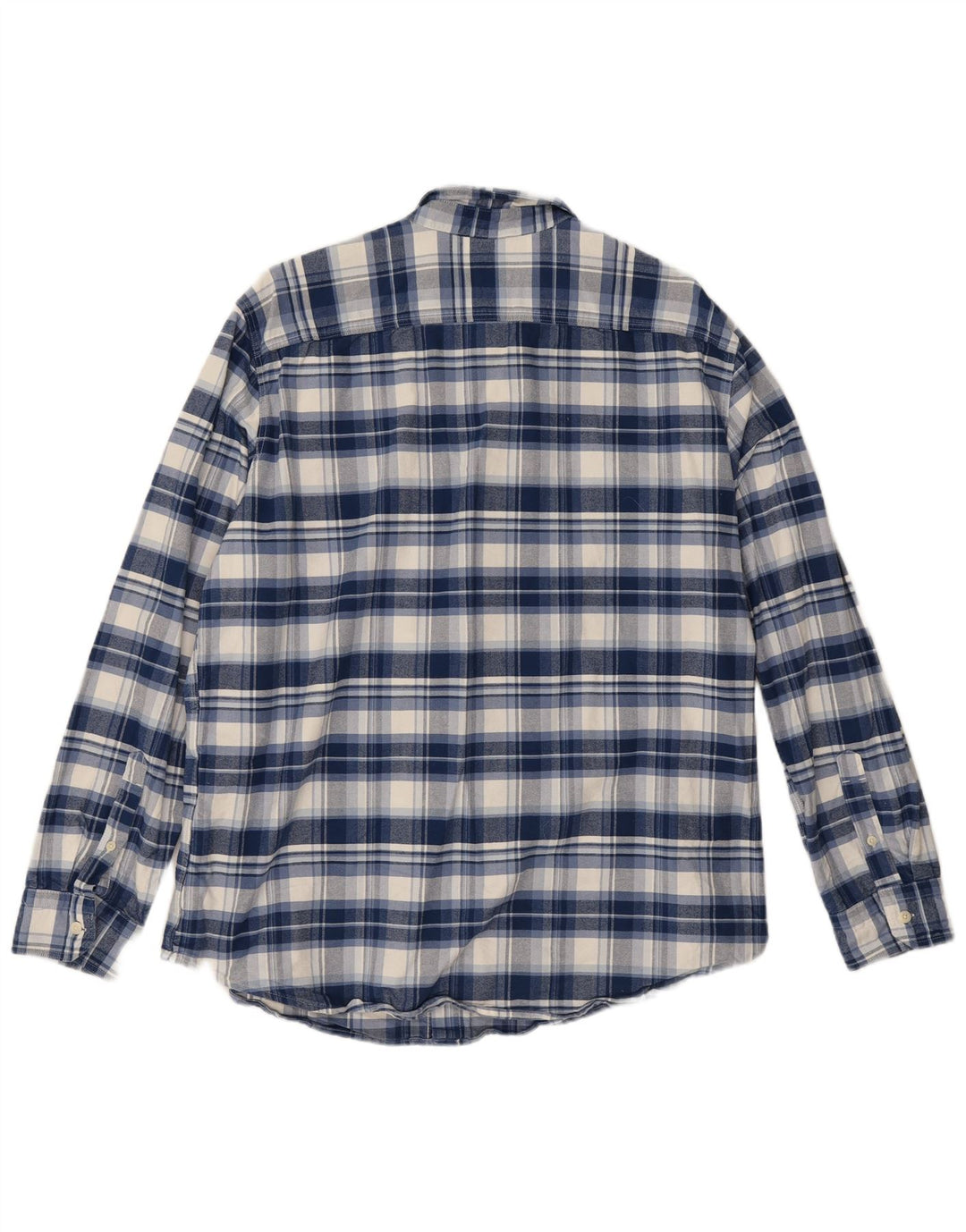 Мужская стандартная фланелевая рубашка Levi's XL, синяя клетка, хлопок