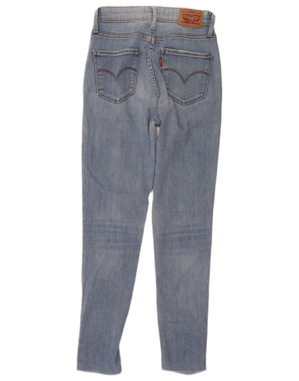 Женские джинсы скинни Levi's 721 с высокой посадкой W26 L32, синие, хлопок