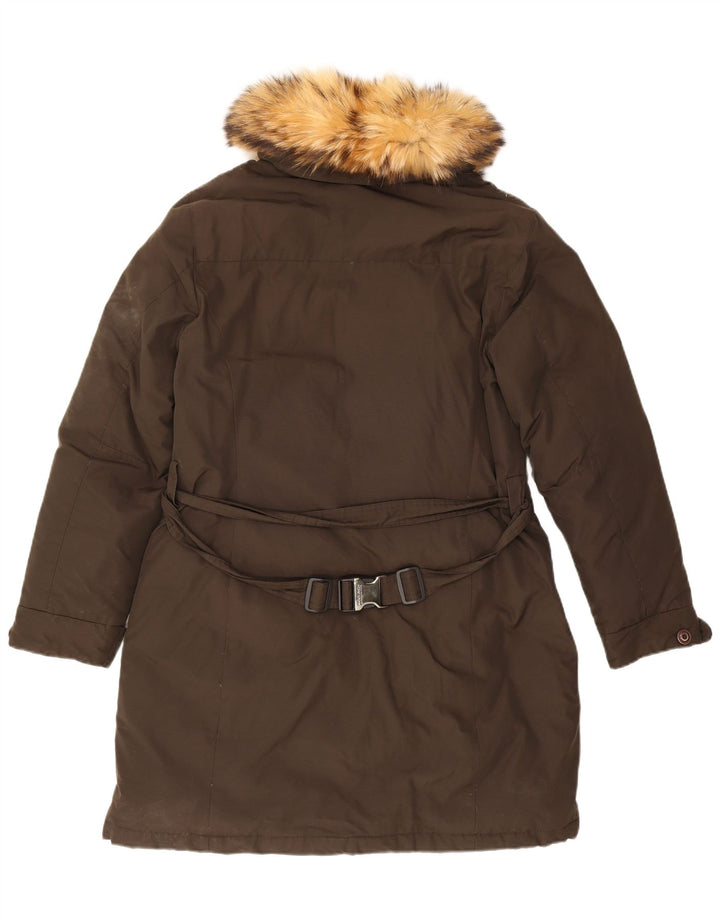 Женское стеганое пальто Woolrich UK 20 2XL, хлопок цвета хаки