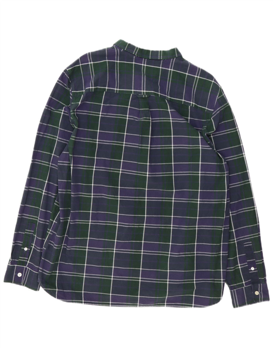 Мужская рубашка Lyle & Scott 2XL, темно-синяя клетка, хлопок