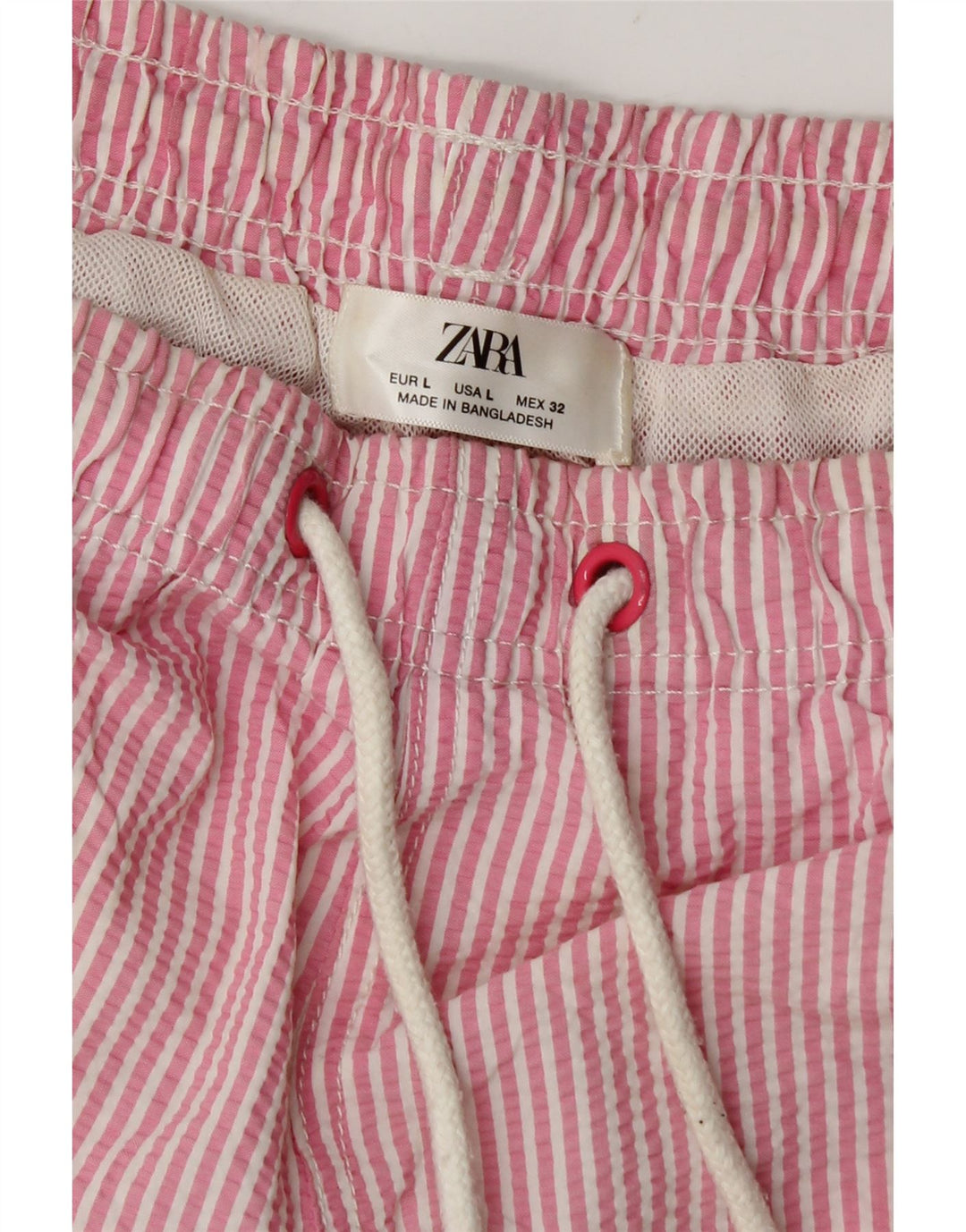 Мужские шорты для плавания Zara W34, розовые в полоску, большие