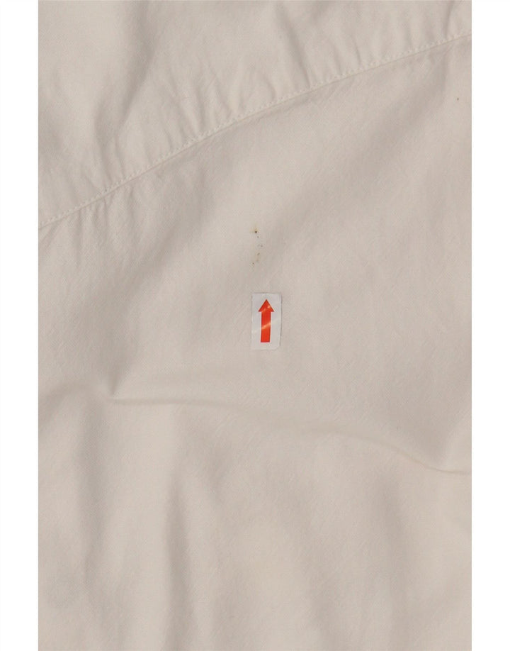 ALLEY DOCKS Мужская рубашка 2XL Белый хлопок