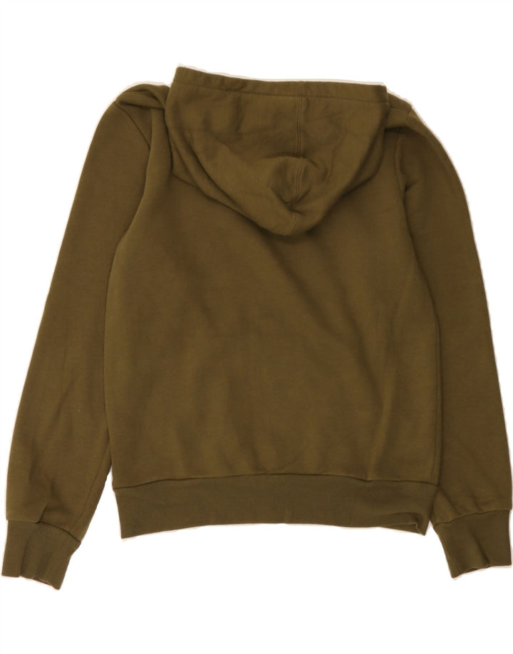 LEVI'S Boys Graphic Hoodie Jumper 13-14 Years Khaki Vintage Levi's and Second-Hand Levi's from Messina Hembry 