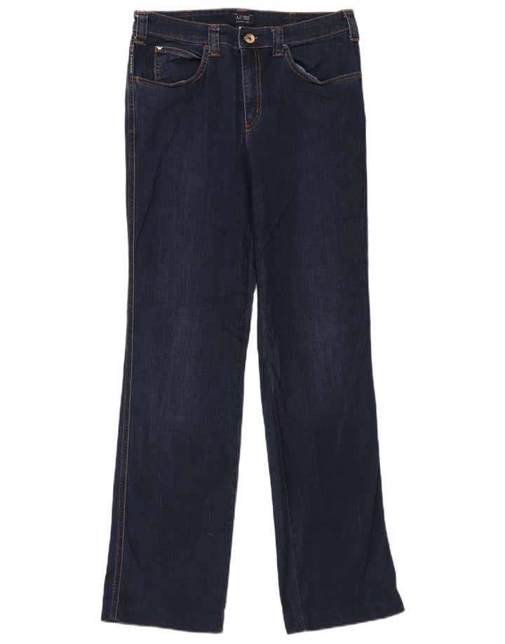 Женские прямые джинсы Armani W31 L32 Темно-синие, хлопок