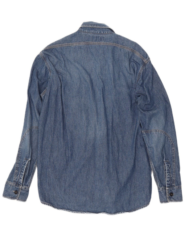 DIESEL Mens Denim Shirt Small Blue Cotton