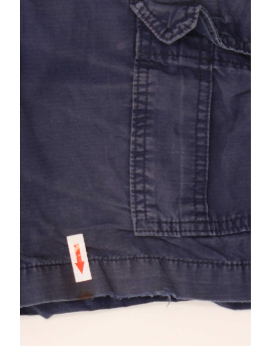 Мужские шорты-карго Gap W28, средние, темно-синие, хлопковые в полоску