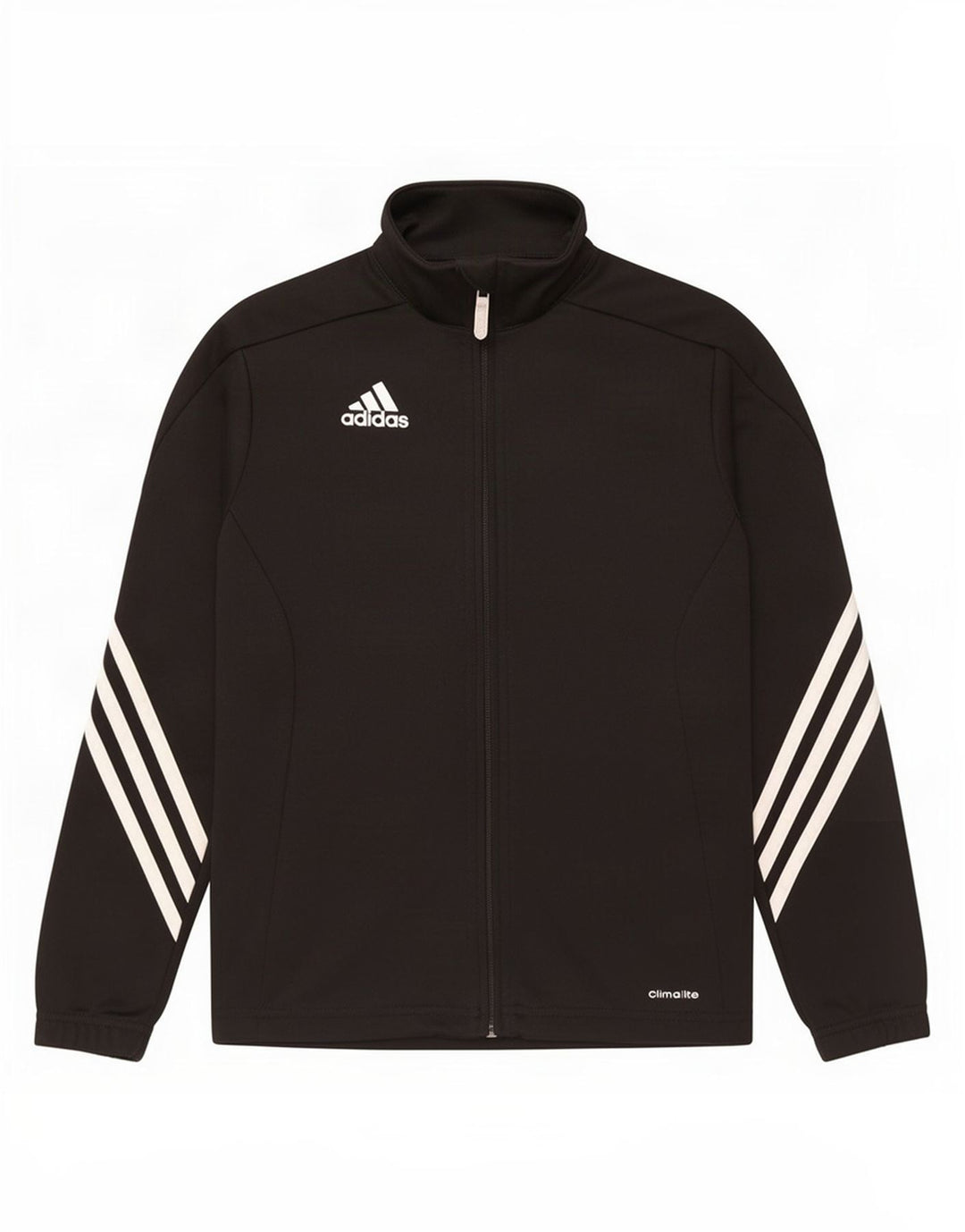 Спортивный костюм Adidas Climalite для мальчиков, верхняя куртка 9-10 лет, черный полиэстер