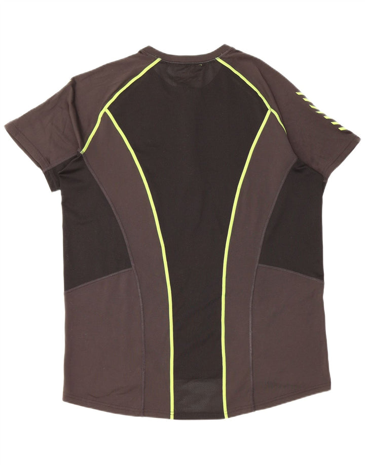 HELLY HANSEN Мужской пуловер с короткими рукавами, спортивный костюм, топ XL, серый с цветными блоками