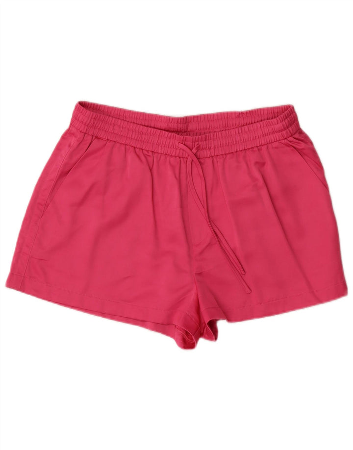 Женские спортивные шорты Zara, большие W30, розовые, вискоза