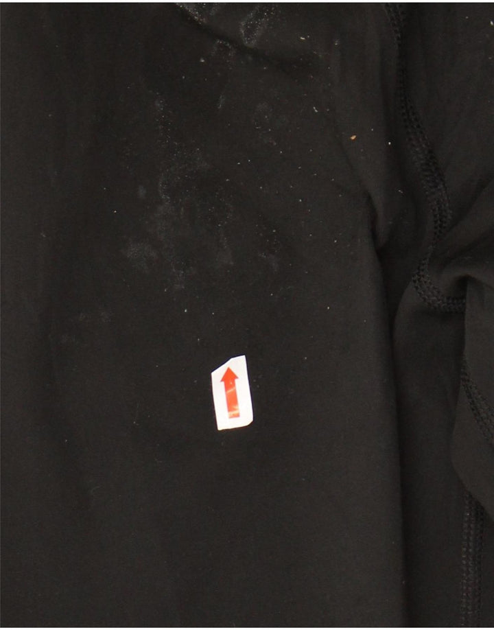 Женские леггинсы Adidas UK 12, средний черный полиэстер