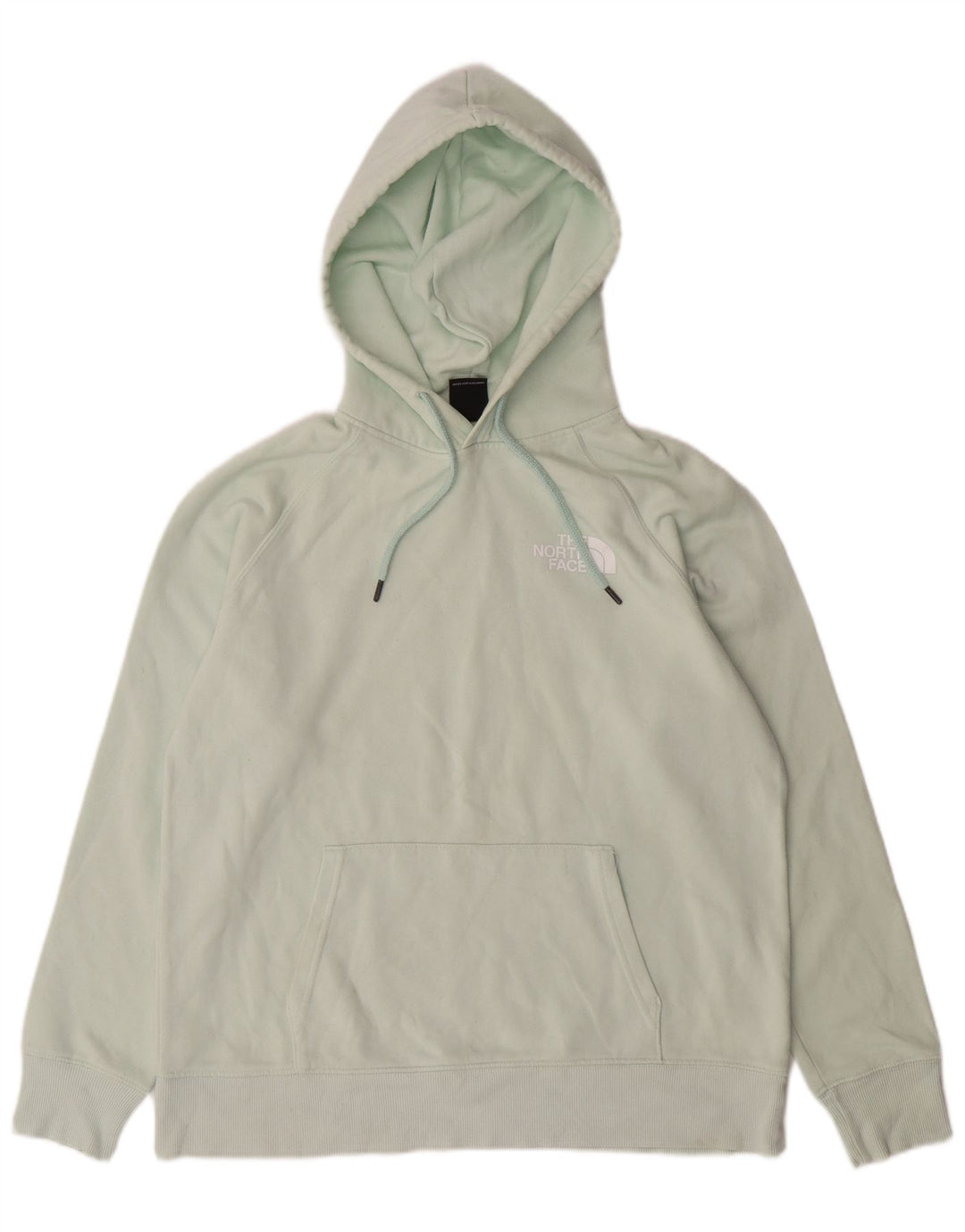THE NORTH FACE Mens Hoodie Jumper Medium Green Cotton