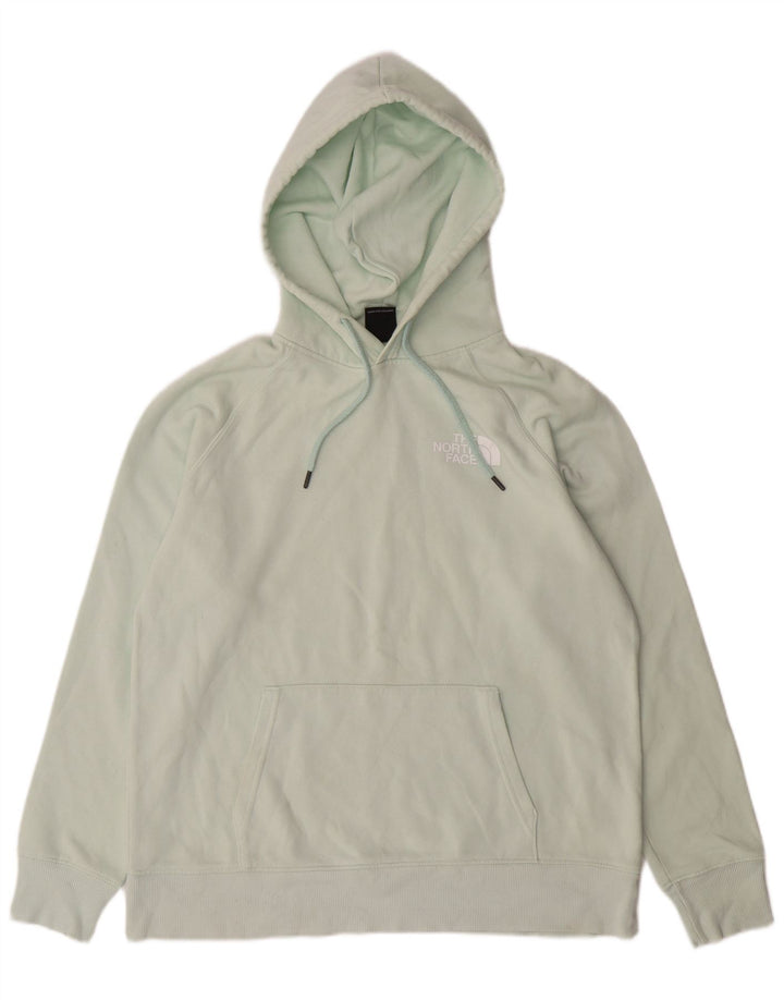 THE NORTH FACE Mens Hoodie Jumper Medium Green Cotton