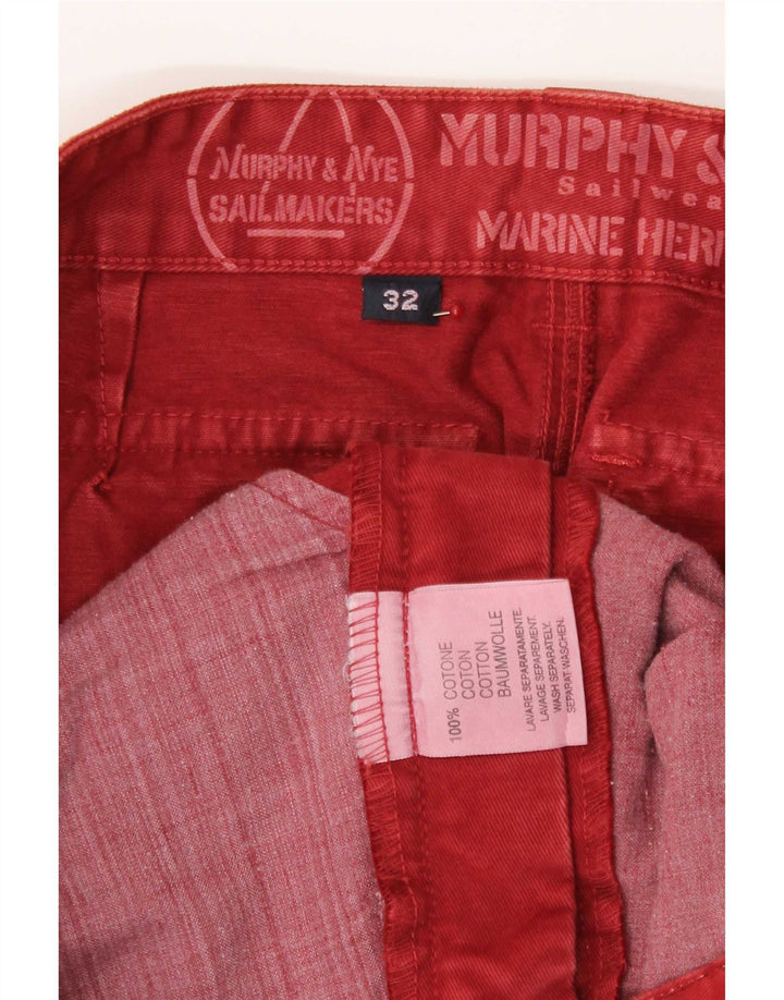 Женская мини-юбка Murphy & Nye W32, большая красная, хлопок