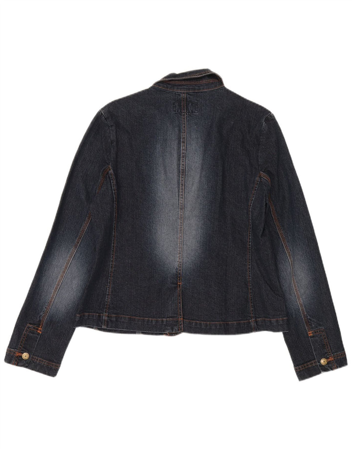 Женский пиджак Phase Eight с 3 пуговицами, Великобритания 14, средний темно-синий, хлопковый