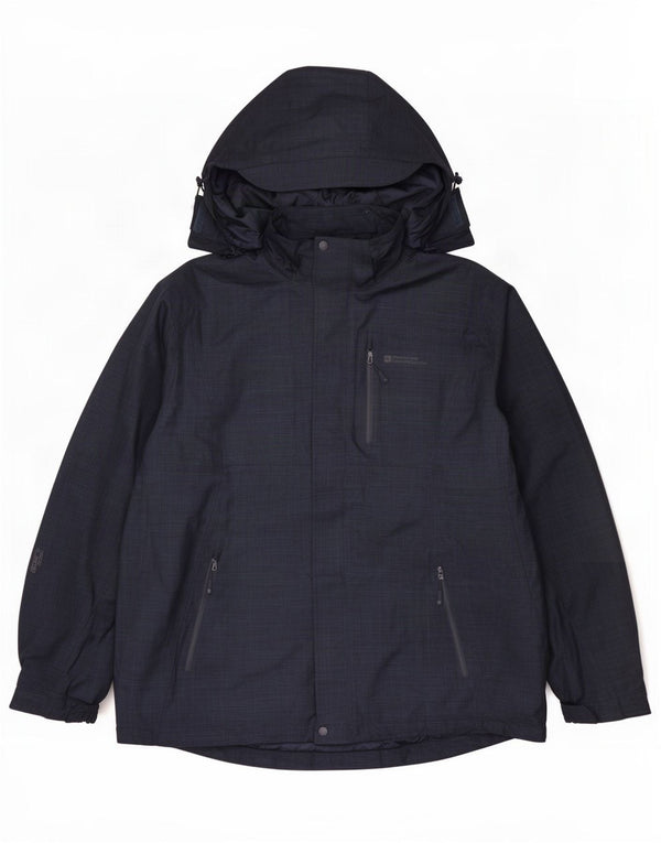 Мужская ветровка с капюшоном Mountain Warehouse UK 42 XL темно-синяя